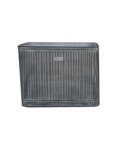 OUTDOOR HAMPTON RECTANGULAR GALVANISED METAL PLANTER &pound;199.99