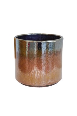 Outdoor Hazelton Rust Planter H27cm D31cm &pound;34.99