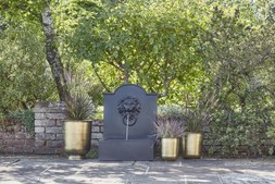 OUTDOOR LUXURY LION WATER FEATURE GRANITE H78CM W55CM &pound;599.99