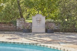 OUTDOOR LUXURY LION WATER FEATURE SANDSTONE H78CM W55CM &pound;599.99