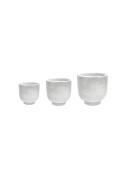 OUTDOOR SEATTLE CEMENT PLANTER SET OF 3 &pound;99.97 (OSCPSET3)