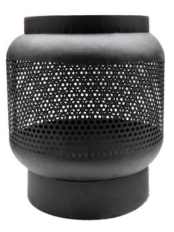 OUTDOOR TALL UTTERMERE BASKET FIRE PIT BLACK (available in rust) H51CM W45CM &pound;249.99(TBFPB)