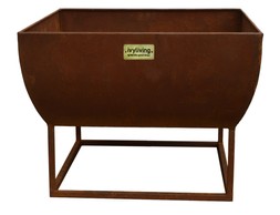 OUTDOOR WINDERMERE FIRE PIT RUST IRON &pound;169.99