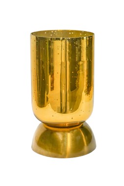 Regency Metallic Tiered Vase Gold H23.5cm D15cm £39.99