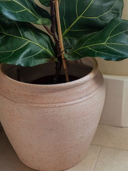 Rhea Terracotta Planter H34cm D32cm &pound;69.99