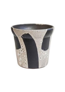 Rowen Brushstroke Tapered Planter H13.5cm D15cm £15.99
