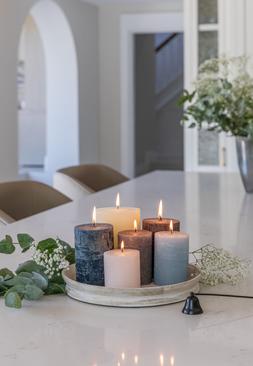 Rustic Unscented Pillar Candle From £4.99