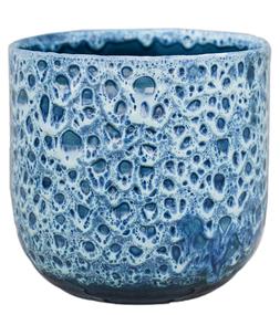 Sapphire Reactive Glaze Planter &pound;12.99, H16cm D16cm &pound;16.99, H18cm D18cm &pound;19.99, H25cm D25cm &pound;34.99