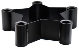 Star Centrepiece Dinner Candle Holder In Black &pound;39.99