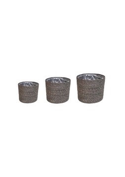 Theo Grey Basket Set Of 3 &pound;20.97