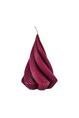 Twisted Tree Candle Bordeaux H11cm &pound;8.99