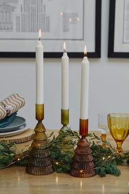 Willow Glass Tree Candle Holder Rust H16Cm D8Cm &pound;9.99 2