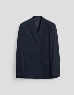 Regular Fit Double Breasted Blazer in Navy £65