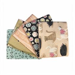 Hobbycraft - Artisan Cats and Dogs Cotton Fat Quarters 5 Pack - &pound;9