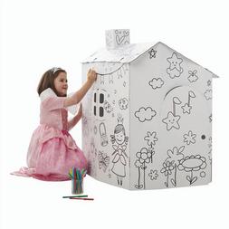 Hobbycraft Colour-In Cardboard Playhouse 92cm &pound;20 Cut Out