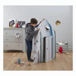 Hobbycraft Colour-In Cardboard Rocket Playhouse &pound;20