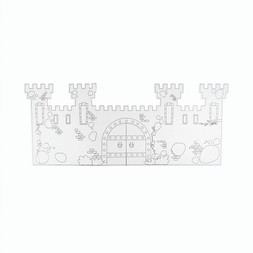 Hobbycraft Colour-In Cardboard Tabletop Castle 103cm &pound;20 Cut Out