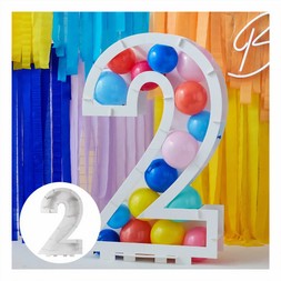 Hobbycraft Ginger Ray Balloon Mosaic Number Frame 2 &pound;15.00