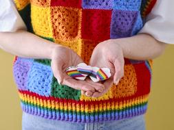 Hobbycraft How to Crochet a Rainbow Granny Square Vest Ideas Hub Project (3)