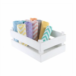 Hobbycraft Mini White Wooden Crate 24cm x 16cm x 10cm &pound;5.50 Cut Out (2)