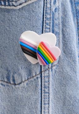 Hobbycraft Pride Rainbow Heart Badges with Fimo Workshop 3