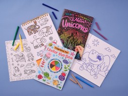 Neon Unicorns Scratch Art Creations Book £3
