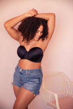 Smoothie Strapless Black & Latte Moulded Strapless Bra &pound;41, USD 72, EUR 62, CAD 99 3