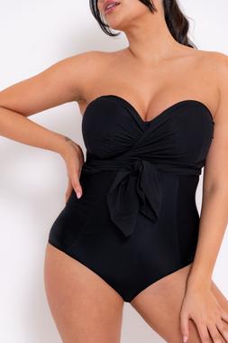 Wrapsody Bandeau Swimsuit in Black &pound;66 $105 &euro;92 (6)