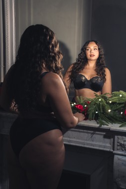 BOOST LACE PADDED BALCONY BRA £35.00 €55.00 AUS$85.95 CAD$79.00 & BOOST LACE TANGA BRIEF £16.00 €26.00 AUS$32.95 CAD$30.00- Available from October