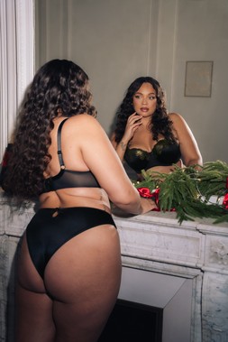 BOOST LACE PADDED BALCONY BRA £35.00 €55.00 AUS$85.95 CAD$79.00 & BOOST LACE TANGA BRIEF £16.00 €26.00 AUS$32.95 CAD$30.00- Available from October