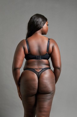 Friction Black Bra £39 €59 CAD $87 AUS $91.95, Thong £19 €29 CAD $35 AUS $38.95 8