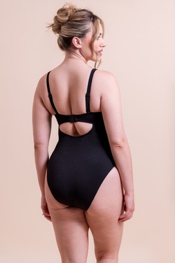 Jet Set Multiway Plunge Swimsuit Black £62