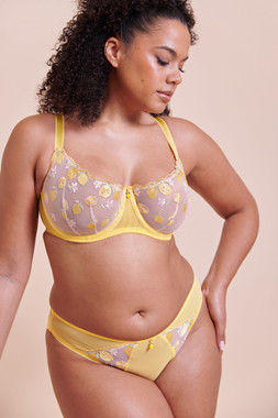 LIMONCELLO BALCONY BRA £34 €51 USD$64 CAD$78 AUD$84.96 & TANGA BRIEF £16 €25 USD$28 CAD$30 AUD$32.95