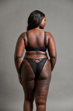 Studded Seduction Black Bra £44 €63 CAD $93 AUS $97.95, Brazilian £19 €29 CAD $35 AUS $38.95 6