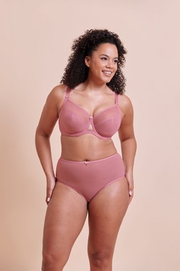 VICTORY ROSE PINK SIDE SUPPORT BALCONY BRA £34  €51  USD$64 CAD$78 AUD$84.95 & SHORT £17  €26  USD$29 CAD$31 AUD$34.95
