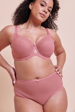 VICTORY ROSE PINK SIDE SUPPORT BALCONY BRA £34  €51  USD$64 CAD$78 AUD$84.95 & SHORT £17  €26  USD$29 CAD$31 AUD$34.95