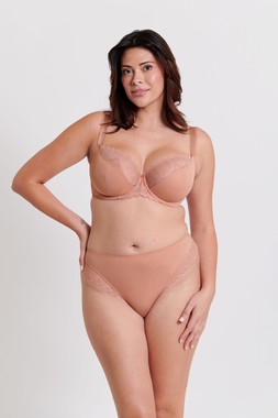 WILD ONE BALCONY BRA £29 €44 USD$59 CAD$72 AUD$72.95 & BRAZILIAN BRIEF £16 €25 USD$28 CAD$30 AUD$32.95
