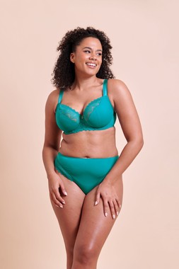 WILD ONE BALCONY BRA £29 €44 USD$59 CAD$72 AUD$72.95 & BRAZILIAN BRIEF £16 €25 USD$28 CAD$30 AUD$32.95