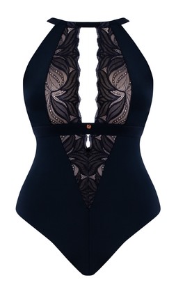 Indulgence Stretch Lace Body Black:Latte &pound;48