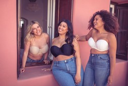 Luxe Strapless Bra Biscotti Beige &pound;37, Luxe Strapless Bra Ivory &pound;37, Luxe Strapless Bra Black &pound;37.jpg