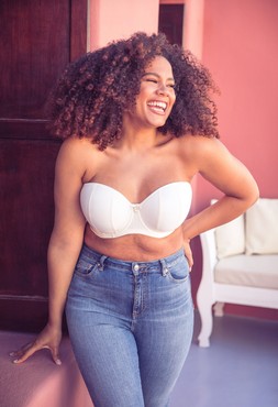 Luxe Strapless Bra Ivory &pound;37