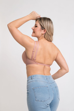 Superhero Multiway Padded Plunge Bra Latte Beige