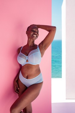 Victory, Side Support Balcony Bra, Periwinkle Blue, £34.00, US$64.00, CA$78.00, €51.00, A$84.95, Victory, Short, Periwinkle Blue, £17.00, US$29.00, CA$31.00, €26.00, A$34.95