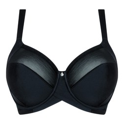 Wonderfully, Full Cup Side Support Balcony Bra, Black, £35.00, US$66.00, CA$79.00, €53.00, A$85.95,