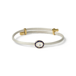 VIXII, ETERNAL LINES - MINK, MIDNIGHT BLUE & GOLD BRACELET- RRP £179, www.vixiiworld.com