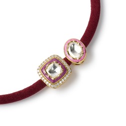 VIXII, TRUE UNION - BURGUNDY, ORCHID, PINK AND GOLD BRACELET - RRP £299, www.vixiiworld.com