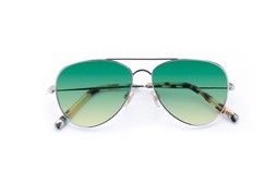 Lennox Chrome Silver Lenses Lagoon Haze £85