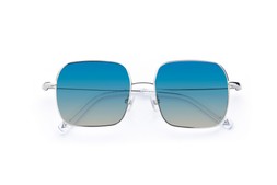 Rae Ii Chrome Silver Lenses Ocean Glow £85