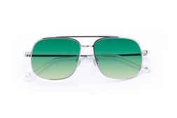 Sinclair Chrome Silver Lenses Lagoon Haze £85