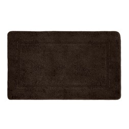 OHS Border Tufted Bath Mat - Chocolate- 10